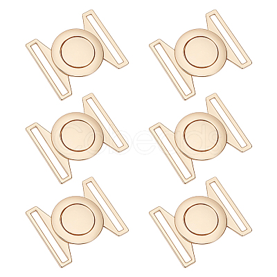 6 Sets Zinc Alloy Side Release Buckles FIND-BC0019-63LG-1