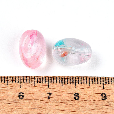 Transparent Acrylic Beads TACR-T028-38C-1
