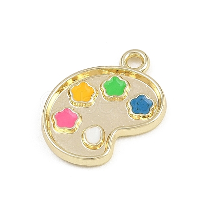 Alloy Enamel Pendants FIND-I052-02G-01-1