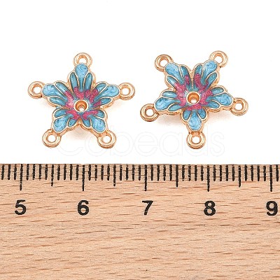 Alloy Enamel Chandelier Component Links AL-CBA8479-12KCG-01-1