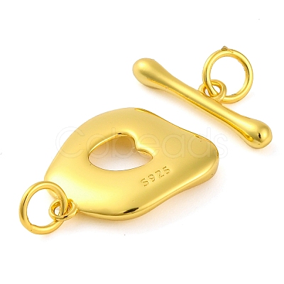 925 Sterling Silver Toggle Clasps STER-U005-08G-1