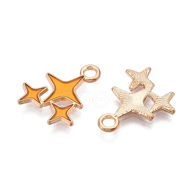 Alloy Enamel Pendants ENAM-T020-38A-RS-1