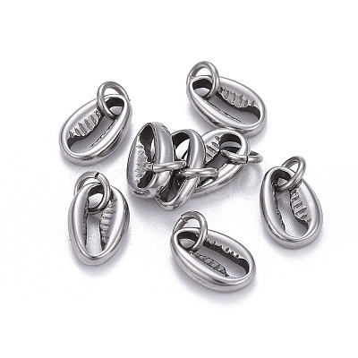 Non-Tarnish 304 Stainless Steel Charms STAS-L218-18P-1