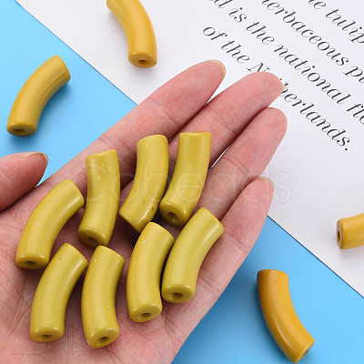 Opaque Acrylic Beads MACR-S372-001B-15-0850-1