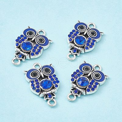 Alloy Rhinestone Connector Charms FIND-C019-10AS-03-1