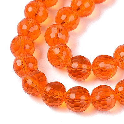 Transparent Glass Beads Strands GLAA-Q107-02A-04-1
