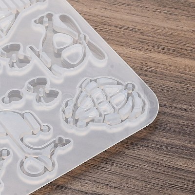 Pendant Silicone Molds AJEW-S041-04B-1