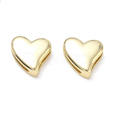 Brass Slider Charms KK-CBA9234-19G-1