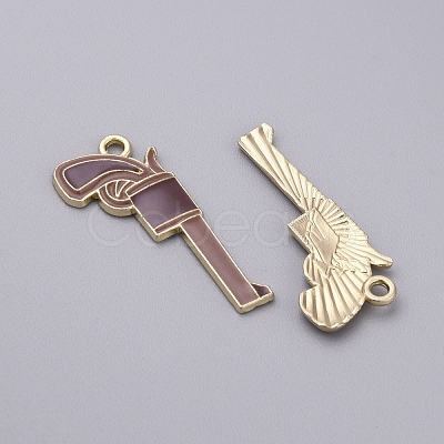 Cowboy Theme Alloy Enamel Pendants ENAM-CJC0012-050B-1