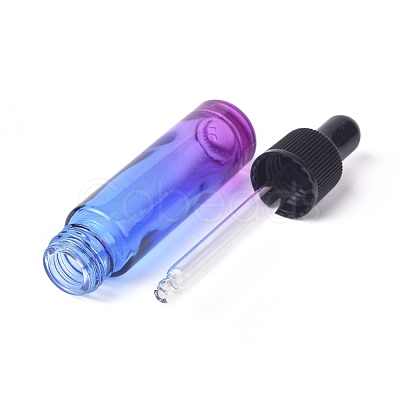 Two Tone Glass Dropper Bottles X-MRMJ-WH0056-89B-1