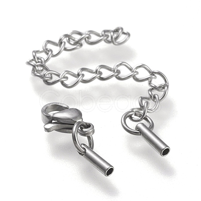 Tarnish Resistant 304 Stainless Steel Curb Chain Extender STAS-K195-29P-015-1