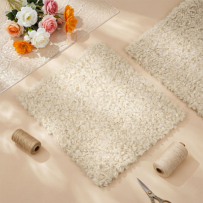 2Pcs Wool Hair Fabric DIY-PH0038-56A-1