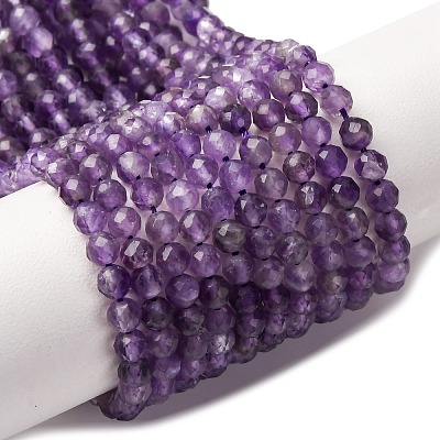 Natural Amethyst Beads Strands G-C226-B06-4mm-1