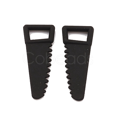 Spray Painted Alloy Pendants PALLOY-K003-14-1