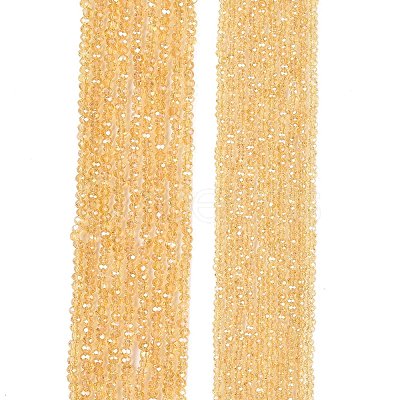 Electroplate Glass Beads Strands EGLA-A044-T1mm-B03-1