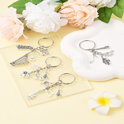 Music Theme Alloy Keychain KEYC-FS00029-01-1