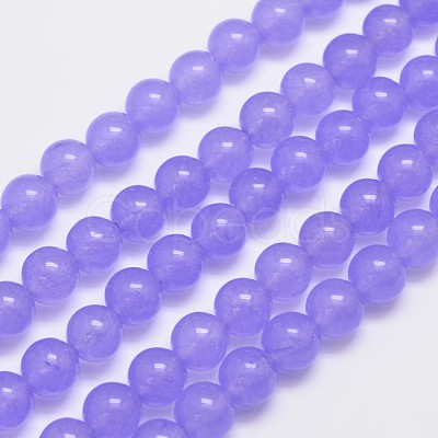 Natural & Dyed Malaysia Jade Bead Strands G-A146-8mm-A19-1