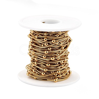 PVD Vacuum Plating 304 Stainless Steel Snake Chains CHS-P014-02G-1