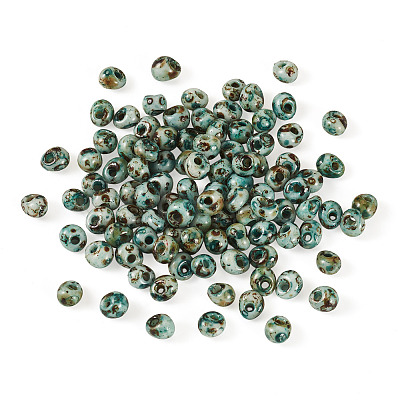 Picasso Glass Seed Beads SEED-TADJ0001-05B-1