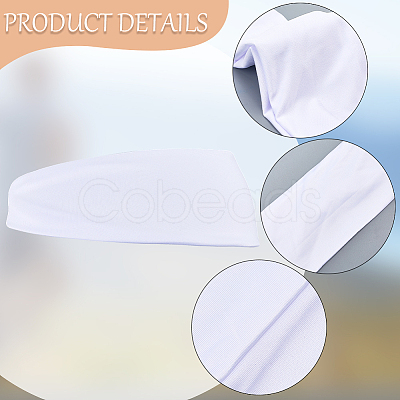6Pcs 6 Colors Cloth Wide Headband for Sports AJEW-CN0005-07A-1