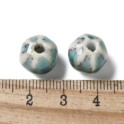 Vintage Porcelain Pumpkin Beads PORC-L080-H03-1