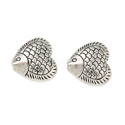 Tibetan Style Alloy Beads TIBEB-L008-01C-AS-1
