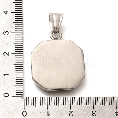 304 Stainless Steel Pendants STAS-Z110-20AS-1