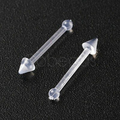 Acrylic Nose Bone Ring AJEW-YW0001-06C-1