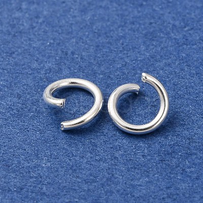 Brass Open Jump Rings KK-G604-08S-22-1