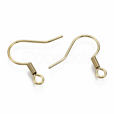 304 Stainless Steel Earring Hooks LS-X-STAS-S111-002G-NR-1