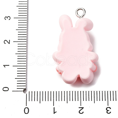 Opaque Resin Pendants RESI-V011-01B-1
