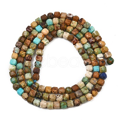 Natural Anhui Turquoise Beads Strands GG-CBA5BAE-A01-1