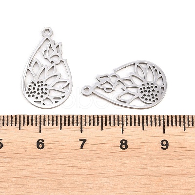 Buddhist 304 Stainless Steel Pendants STAS-E521-06A-P-1