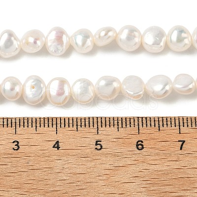 Natural Cultured Freshwater Pearl Beads Strands PEAR-C004-08-1