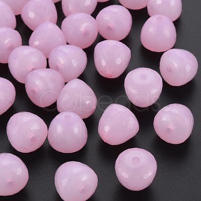 Transparent Acrylic Beads MACR-S373-10E-10-1