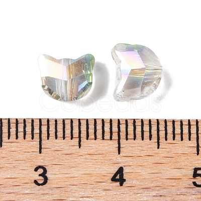 100Pcs Electroplate Glass Beads EGLA-P060-01A-HR01-1