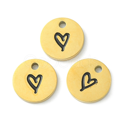 Ion Plating(IP) 304 Stainless Steel Manual Polishing Charms STAS-C075-17G-1
