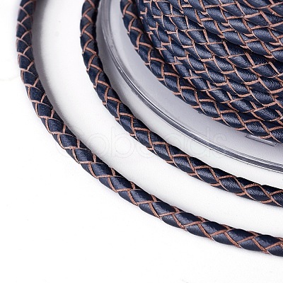 Braided Cowhide Cord WL-I004-6mm-18-1