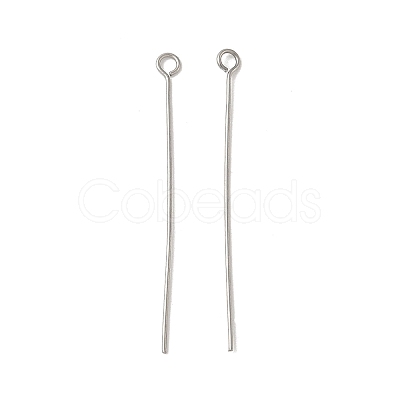 304 Stainless Steel Eye Pins STAS-K293-13P-0.6x40mm-1