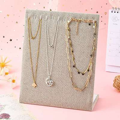 Wood Necklace Display Stands LS-NDIS-N010-01-1