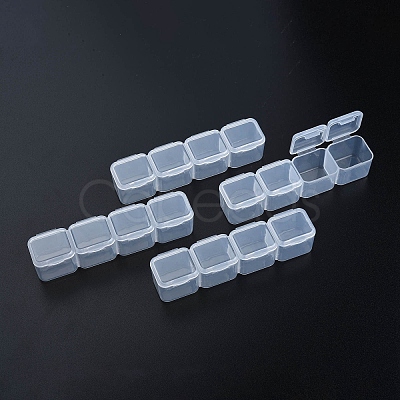 Rectangle Polypropylene(PP) Bead Storage Containers CON-N012-12A-1