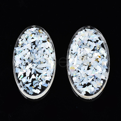 Transparent Acrylic Cabochons TACR-N006-66E-1