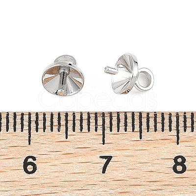 SHEGRACE Brass Cup Pearl Peg Bails Pin Pendants XGRQ1R170-348P-1
