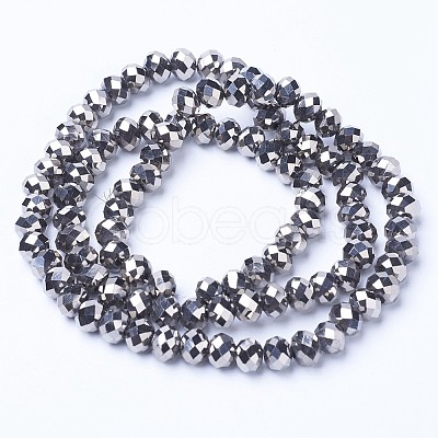 Electroplate Transparent Glass Beads Strands LS-EGLA-A034-T4mm-UA03-1