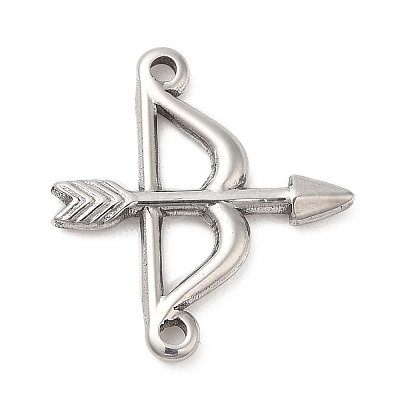 Non-Tarnish 304 Stainless Steel Connector Charms STAS-D084-12P-1