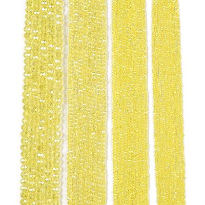 Electroplate Glass Beads Strands EGLA-A044-T1mm-B29-1