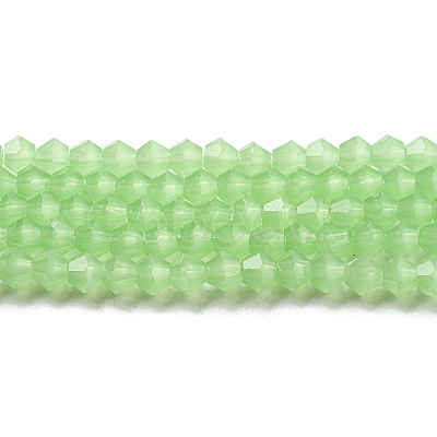 Imitation Jade Glass Beads Strands EGLA-A039-J2mm-D01-1