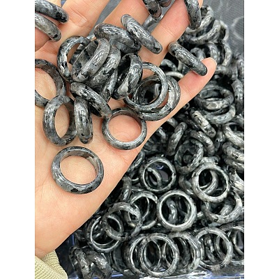 Natural Labradorite Finger Rings WG8089A-20-1