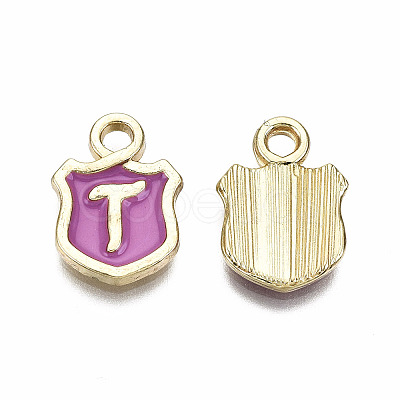 Alloy Enamel Charms ENAM-T012-03T-RS-1