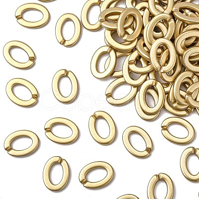 Opaque Spray Painted Acrylic Linking Rings LS-OACR-S021-27A-B01-1